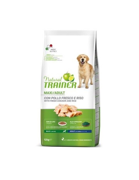 TRAINER DOG NATURAL MAXI POLLO FRESCO RISO KG.12