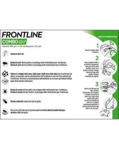 Frontline Combo, 3 Pipette, Antiparassitario per Gatti, Gattini e Furetti 2