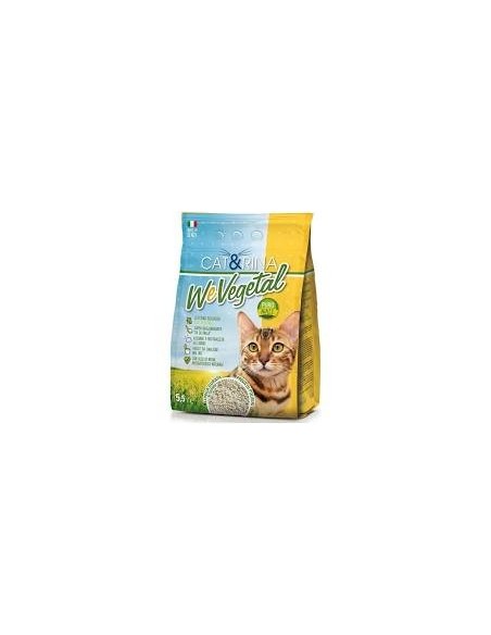 Lettiera Cat e Rina We Vegetal Lt 5,5. Lettiera Assorbente