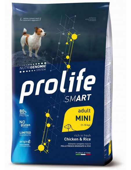 Prolife Mini Smart Adult Chicken and Rice Gr.600 Cibo per Cani