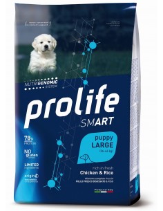 Prolife Smart Puppy Large Chicken and Rice (Pollo e Riso) KG.2,5 Cibo per Cani.