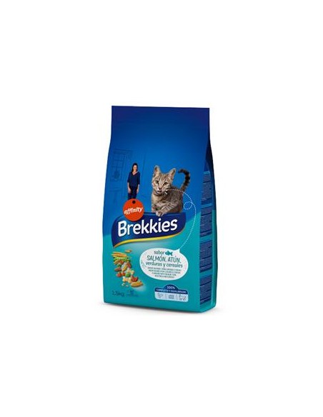 Brekkies Cat Mix Salmone Tonno e Verdure kg 1,5.