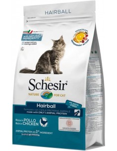 Schesir Cat Hairball con Pollo KG.1,5 Cibo Secco per Gatti