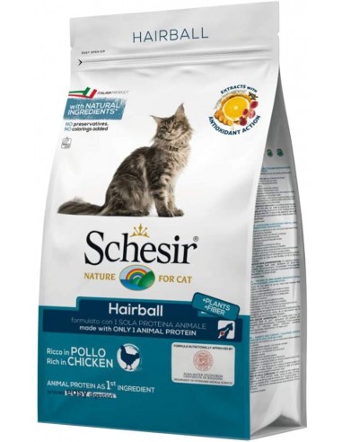 Schesir Cat Hairball KG.1,5 Cibo Secco per Gatti