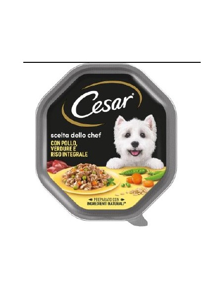 Cesar Scelta Dello Chef Con Pollo Verdure Riso Integrale gr. 150