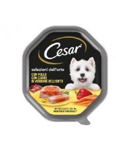 Cesar Pollo Con Cuore Di Verdure Gr. 150 Alimento Per Cani