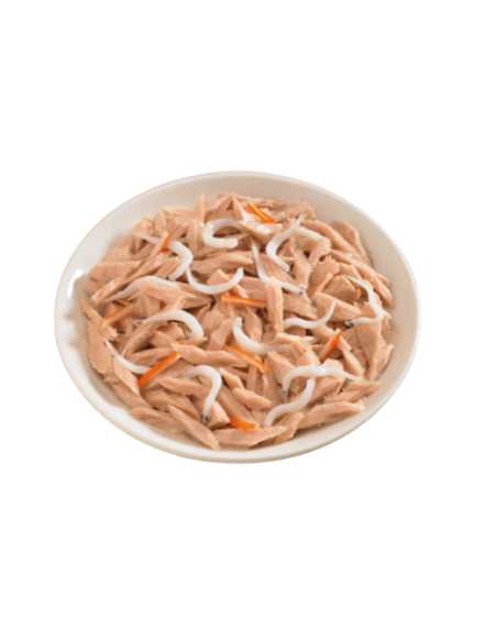 Life Cat Natural Le Ricette Tonno con Alicette e Surimi Gr.150 Cibo Umido per Gatti