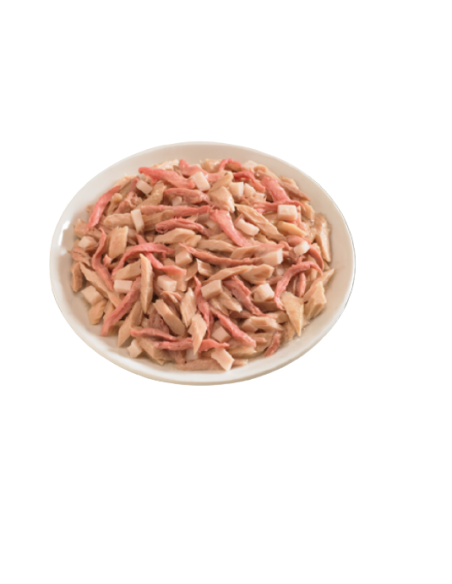 Life Cat Natural Le Ricette Tonno Manzo e Prosciutto di Pollo Gr.150 Cibo Umido per Gatti