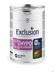 Exclusion Hypoallergenic con Cavallo e Patate All Breeds gr 400. Alimento Dietetico Per Cani