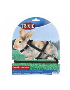 Parure Pettorina Con Guinzaglio Per Coniglietti. Accessori Per Roditori