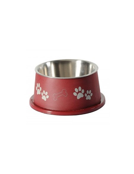 Ciotola Deep Bowl Acciaio Plastica  Alta ml 500 . Ciotola per cani