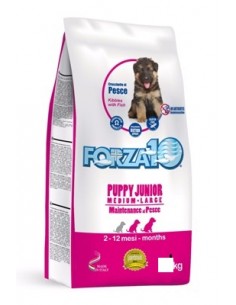 Forza 10 Puppy Junior Pesce  Taglia Media Grande  KG.12,5. Puppy