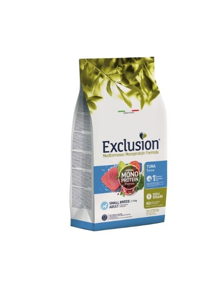 EXCLUSION MONO NOBLE GRAIN TONNO SMALL BREED KG.7