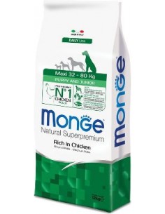 Monge Maxi Puppy Junior kg 3. Alimento Per Cuccioli