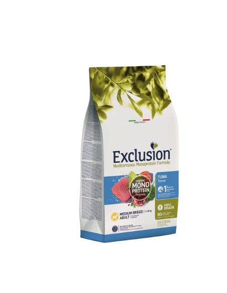 EXCLUSION MONO NOBLE GRAIN TONNO MEDIUM KG.3