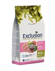 Exclusion Mono Noble Grain Puppy  Pollo Small Breed  kg 2. Puppy