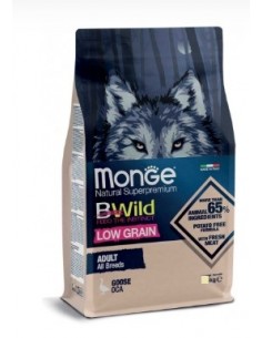 Monge Bwild Low Grain Oca Kg.12 Cibo Secco per Cani