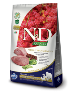 N&D dog QUINOA WEIGHT MANAGEMENT ANATRA E BROCCOLI GR.800