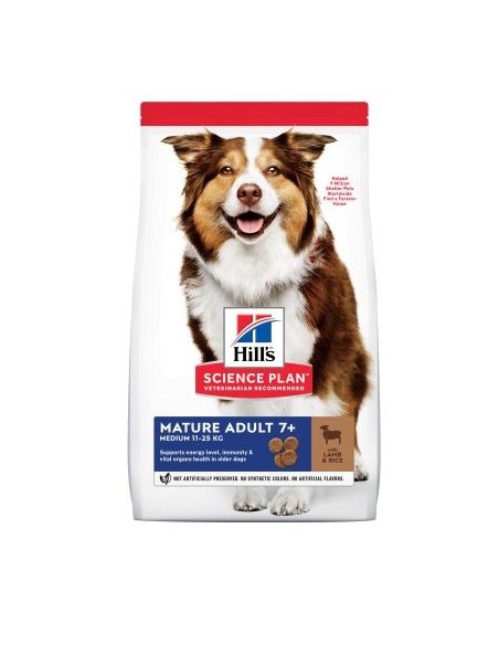 Hill's Canine Mature- Seniore Lamb and Rice kg 12. Crocchette per cani