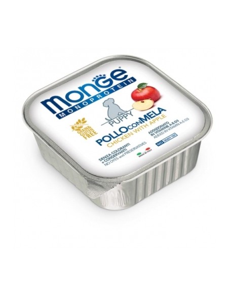 Monge Monoproteico Puppy Pollo e Mela gr 150. Mangime Per Cani