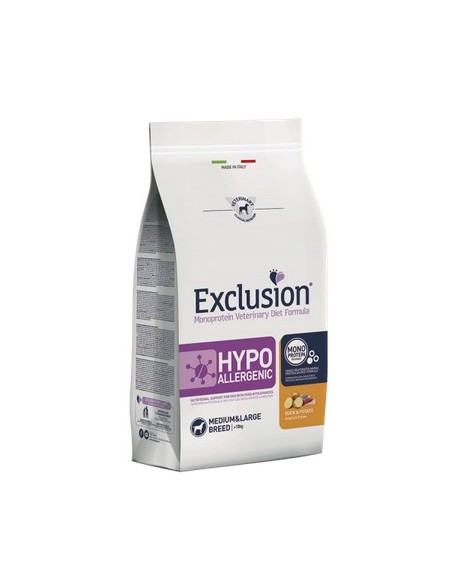 Exclusion Diet hypoallergenic Anatra e Patate kg 2. Diete . Crocchette per cani .