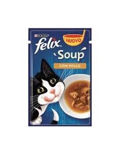 Felix Soup Pollo gr 48. Mangime Per Gatti