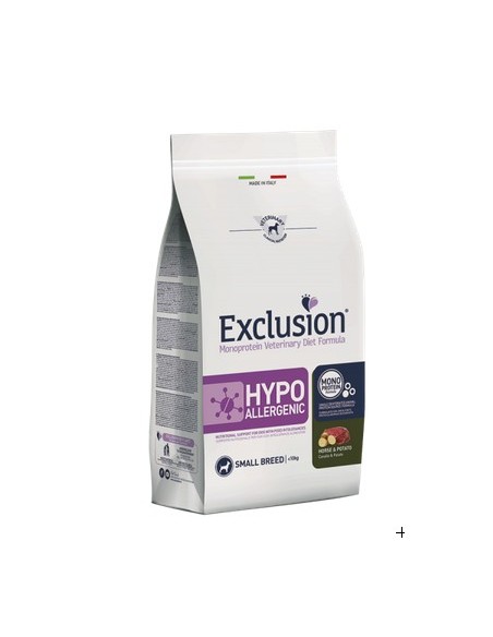 EXCLUSION DIET HYPOALLERGENIC SMALL CAVALLO E PATATE KG.2...