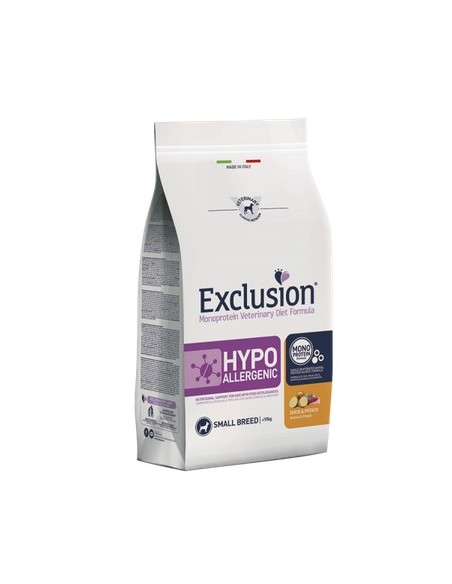 EXCLUSION DIET HYPOALLERGENIC ANATRA E PATATE SMALL KG.2...