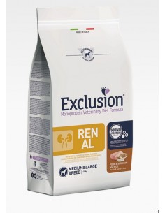 Exclusion Diet Renal Maiale Sorghum e Riso Medium  Large KG 2. Diete Cibo Secco per Cani