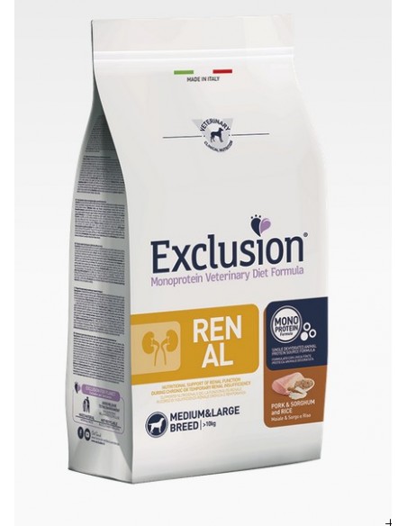 EXCLUSION DIET RENAL MAIALE E SORGHUM E RISO M/L KG.2