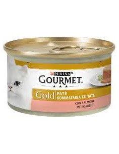 Gourmet Gold Patè Con Salmone gr 85. Mangime Per Gatti