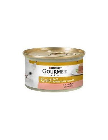 Gourmet Gold Patè Con Salmone gr 85. Mangime Per Gatti