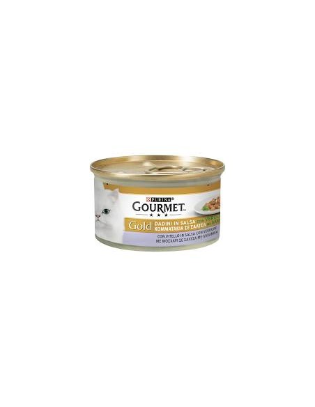 Gourmet Gold Dadini In Salsa Con Vitello gr 85. Mangime  Per Gatti