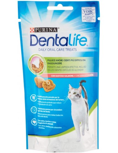 Purina DentaLife Cat Salmone 40 Gr Snack per Gatti