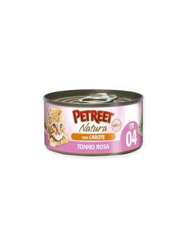 Petreet Natura Tonno Rosa Con Carote 6. Multipack. Mangime Per Gatti