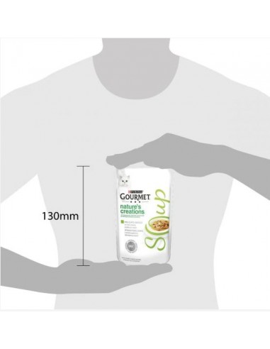 Gourmet Soup Nature's Creations Tonno e Verdure  gr 40. Mangime Per Gatti