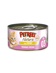 Petreet Natura Tonno Rosa e Patate gr 70. Mangime per Gatti 2