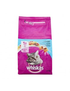 Whiskas 1+ con Tonno Kg.1,4 Cibo Secco per Gatti