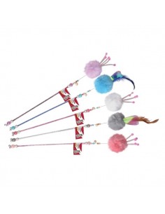 Gioco Cannetta Con Pompon . Gioco Gatti