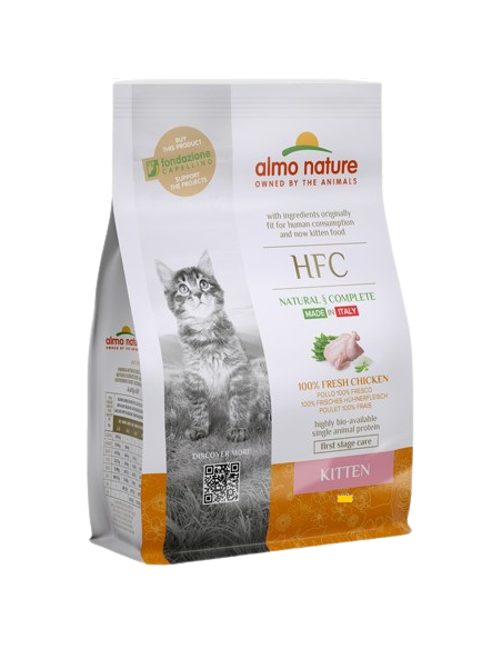 Almo Nature Hfc Kitten Pollo Kg.1,2 Cibo per Gatti Cuccioli