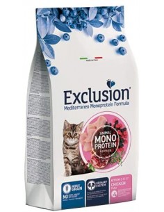 Exclusion Mediterraneo Monoprotein Kitten Pollo Kg.1,5 Cibo per Gattini