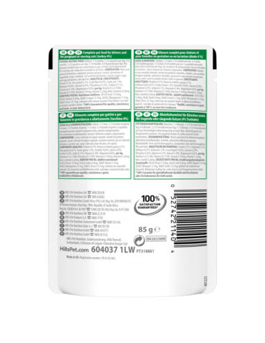 Hill's Feline Busta Kitten Tacchino gr 85. Cibo Per Gattini