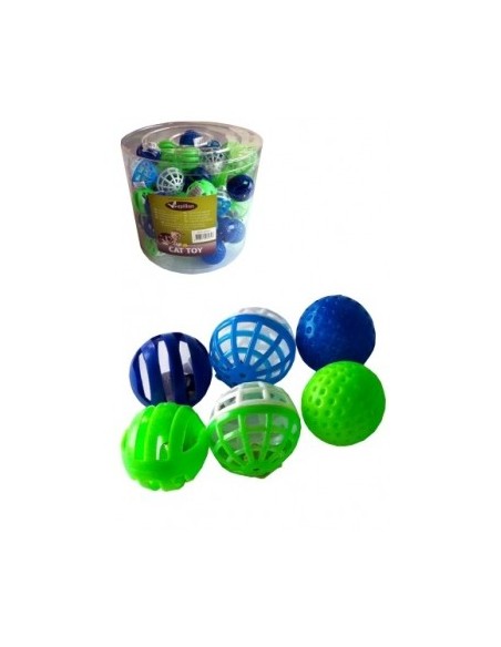 Gioco Palla Plastica cm 4 . Giochi Per Gatti