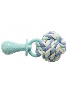 Gimdog Cotton Dent Plus Palla Corda Con Ciuccio Tps. Giochi Per Cani