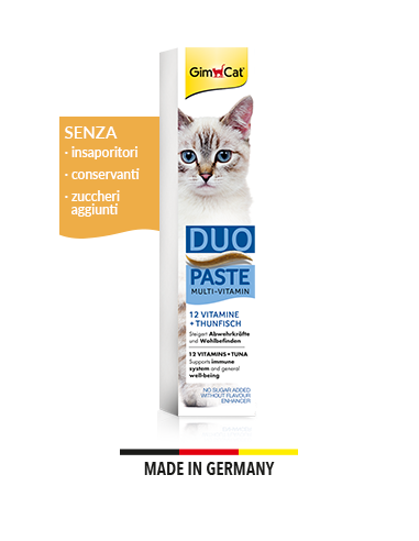 Gimcat Duo Paste Multi-Vitamin Snack per Gatti