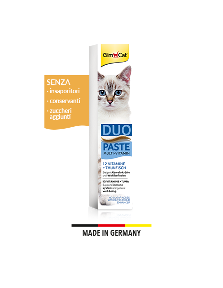 Gimcat Duo Paste Multi-Vitamin Snack per Gatti