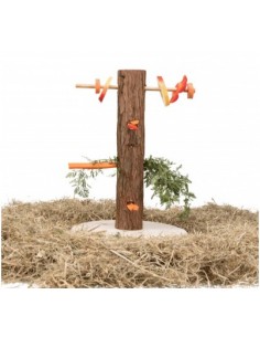Mangiatoia Ad Albero Natural Living. Accessorio Per Roditori 2