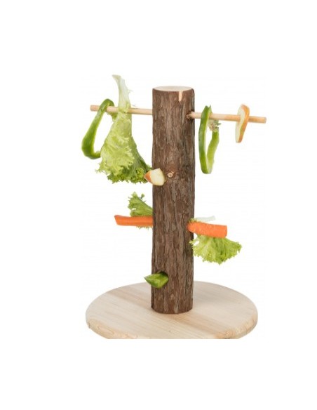 Mangiatoia Ad Albero Natural Living. Accessorio Per Roditori