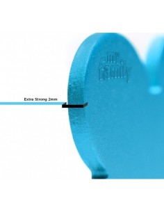 Medaglietta Basic Cerchio Piccolo Azzurro Alluminio . Medaglietta Per Cani 2