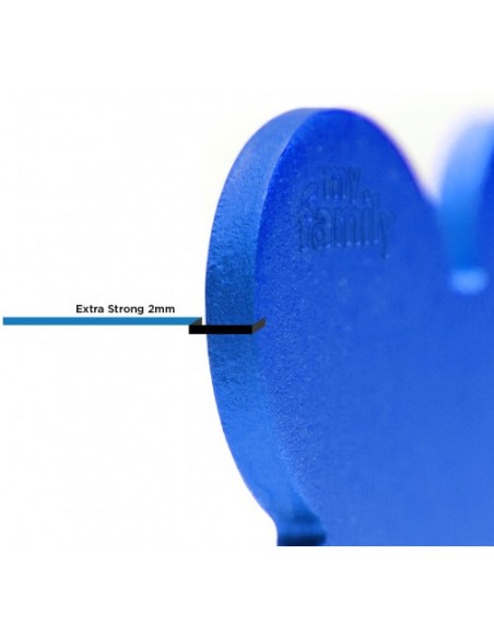 Medaglietta Basic Cerchio Piccolo Blu Alluminio . Medaglietta Per Cani